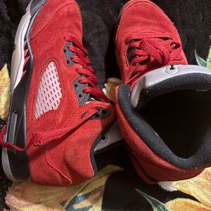 Men's Red Athletic Shoes